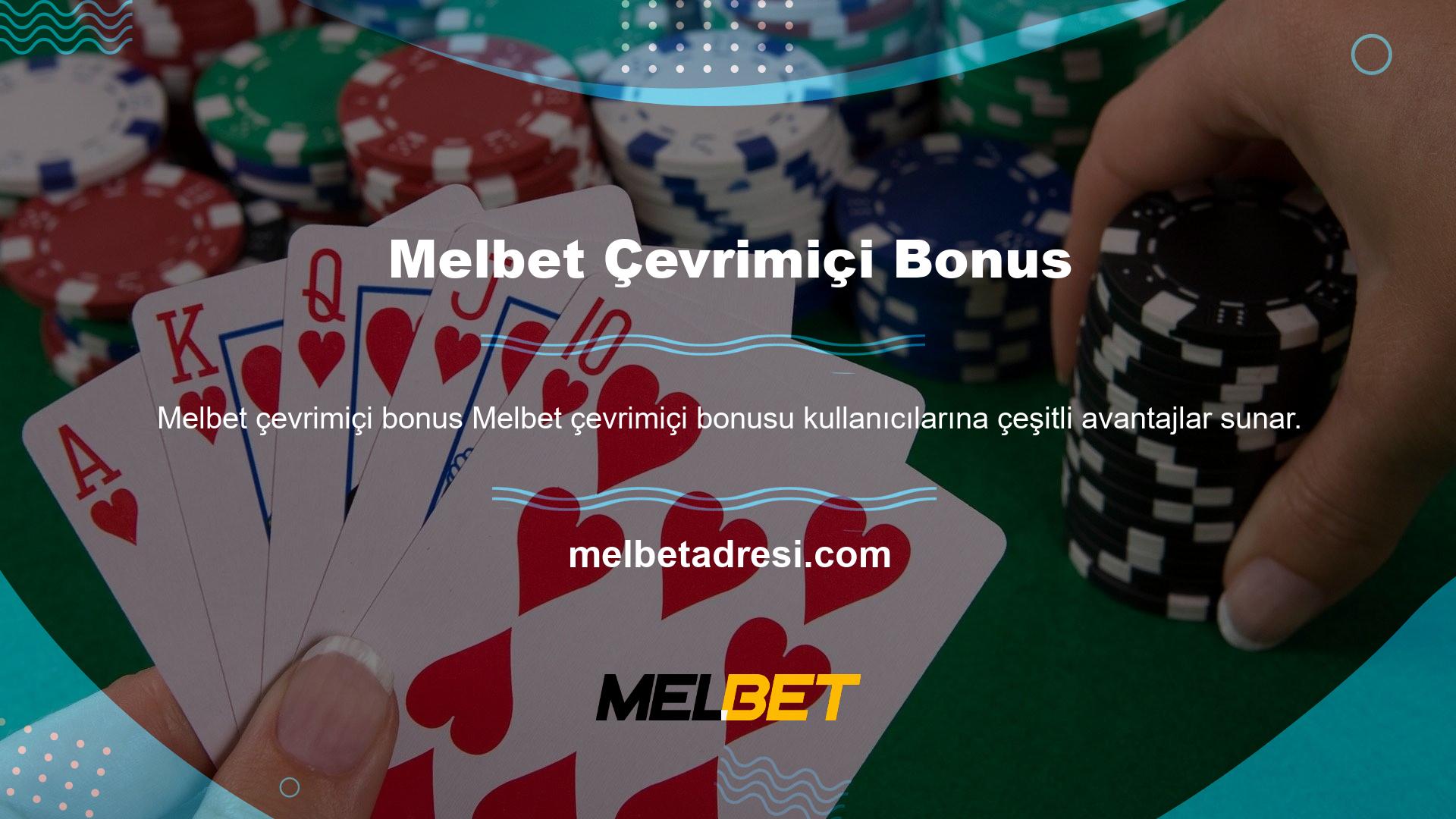 Melbet bahisleri, kullanıcıların bonus teklifleri kullanması için uygun koşullar oluşturmaz