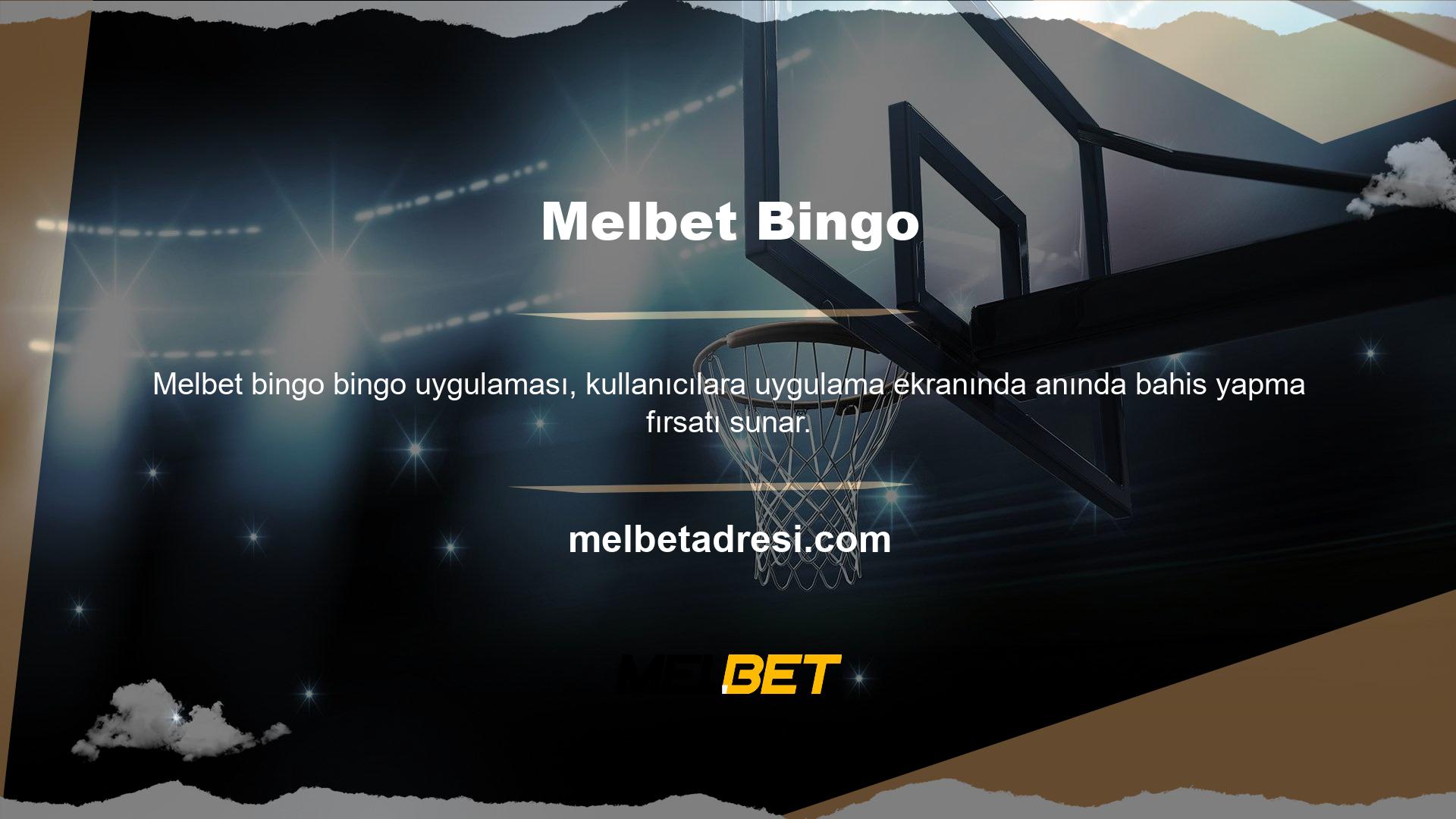 Kullanıcılar, ekran arkadaşları tarafından çizilen numaraları izleyerek sanal bingo kartlarını kullanarak bahislerini takip edebilirler